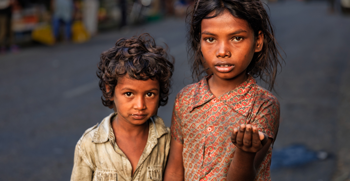 Poor Kids, Fitrana, Beggers, Kashmir Poor Kids, Fitrana, Beggers, Kashmir